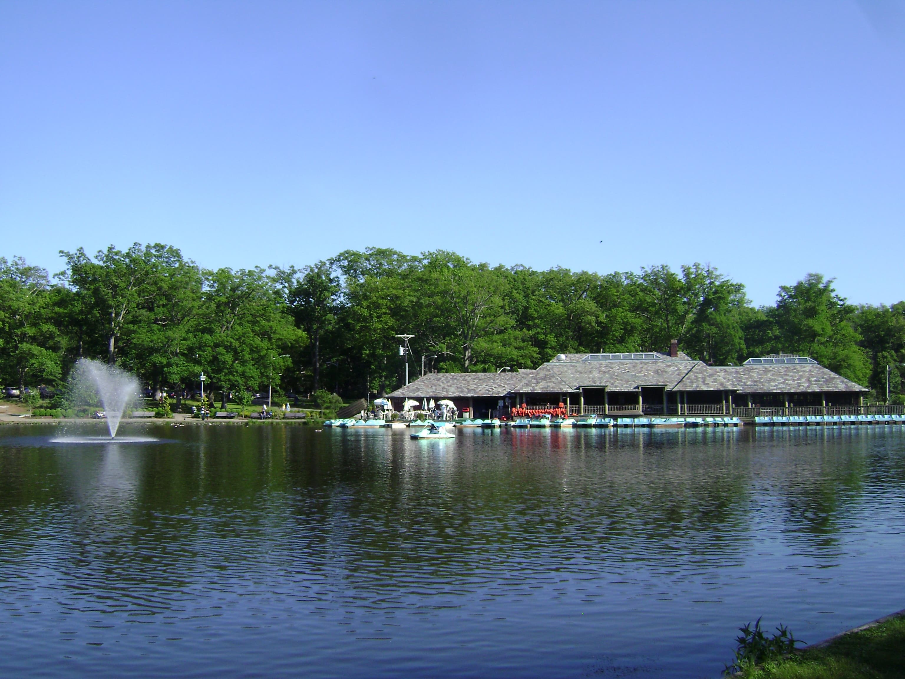 The boathouse at Verona Park