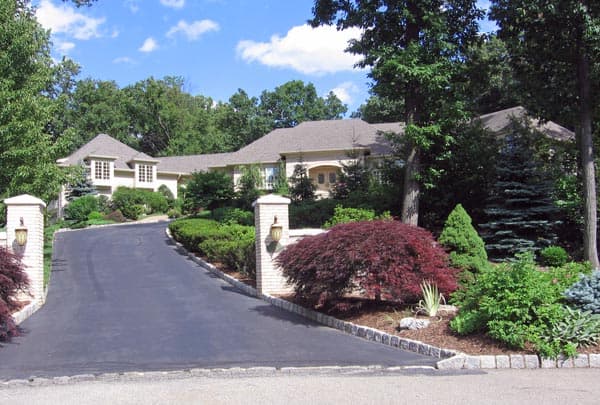 The house used as the Soprano family home in North Caldwell